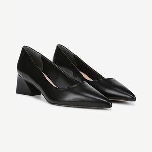 NWOB Franco Sarto Racer Block Heel Pump Black Size 7.f